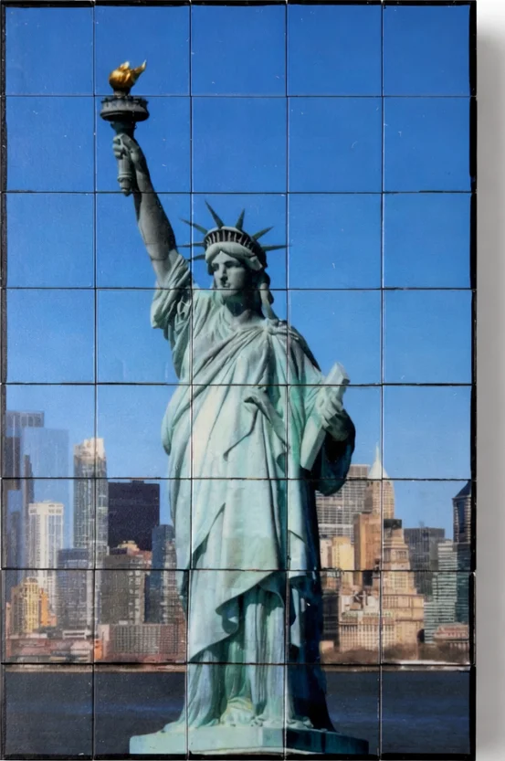 Statue of Liberty custom mosaic