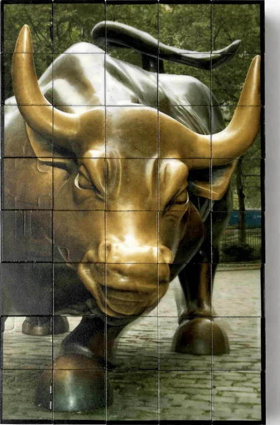 Charging Bull custom mosaic